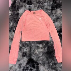 Gymshark seamless long sleeve crop top